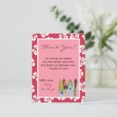 rose PLAT Luau hawaïen Tropica du carte de (Debout devant)