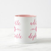 Rose politique déplorable adorable de tasse (Centre)