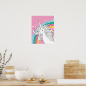 ROSE POSTER UNICORN (Cuisine)