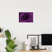 rose pourpre d'Etsy Poster (Bureau à domicile)
