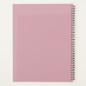Rose Poussiéreuse Personnalisée Moderne (Dos)
