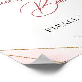 Rose poussiéreuse rose eucalyptus or Livre d'or Si (Coin)