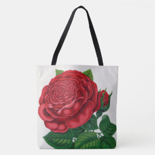 Rose Print Rochester Lithografering en Drukkerij C Draagtas