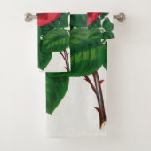 Rose Print Rochester Lithographing and Printing Co Bad Handdoek (Insitu)