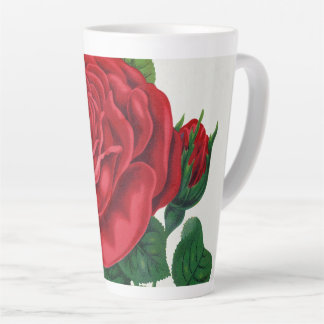 Rose Print Rochester Lithographing and Printing Co Latte Mok