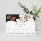 Rose profond Magnolia Wedding RSVP (Debout devant)