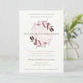 ROSE PURPLE FOLIAGE WREATH GRAND INVITATION D'OUVE (Debout devant)