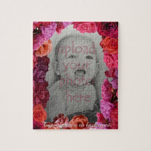Rose Puzzle Personnalisé Photo Roses Puzzles (Vertical)