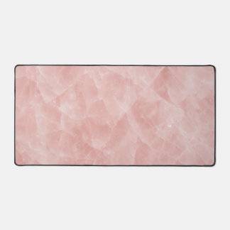 Rose Quartz Crystal Desk Mat