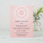 Rose Quartz Dreamcatcher do-it-yourself invitation (Debout devant)