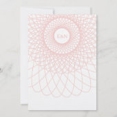 Rose Quartz Dreamcatcher do-it-yourself invitation (Dos)