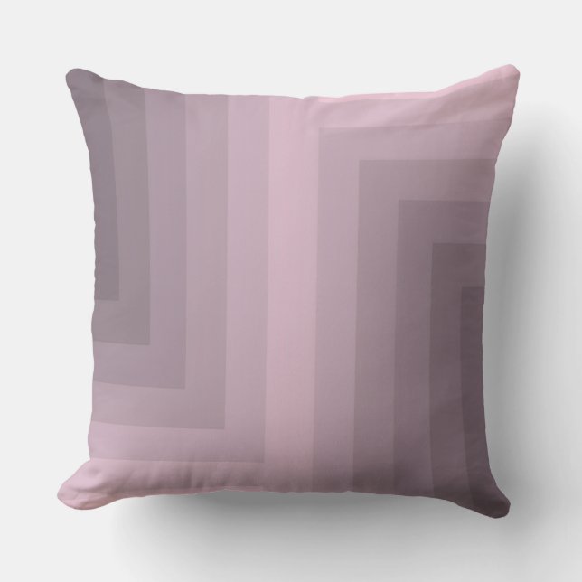Rose Quartz Labyrint Worp Kussen (Voorkant)