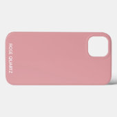 Rose Quartz rose nom de couleur Coque-Mate coque i (Verso (horizontal))