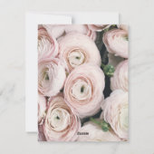 Rose Ranniculus Wedding Invitation for you (Dos)