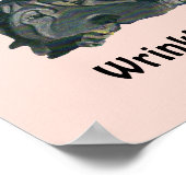 Rose "Rockin' My Wrinkings Black Sharpei Poster (Coin)