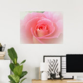 Rose romantique Impression (Bureau à domicile)