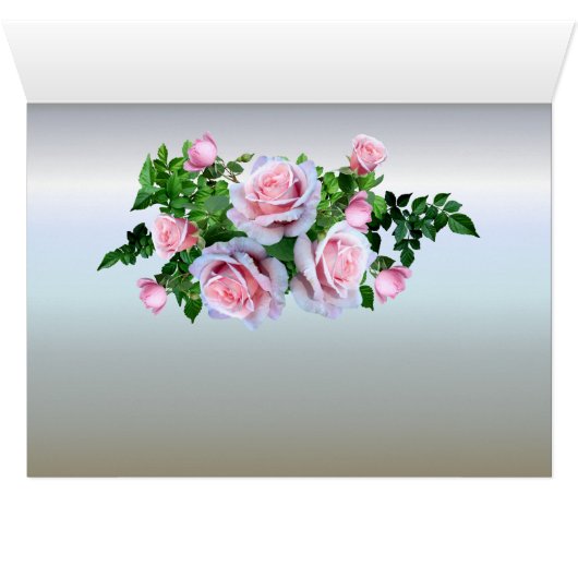 Rose rose (Intérieur Horizontal (Bas))