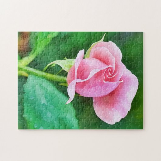 Rose Rose Bufleur Art Garden Puzzle (Horizontal)