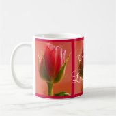 Rose Rose Délice I Mug - Personnalisable (Gauche)