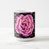 Rose Rose Flower Amour sur Mug Cup (Centre)