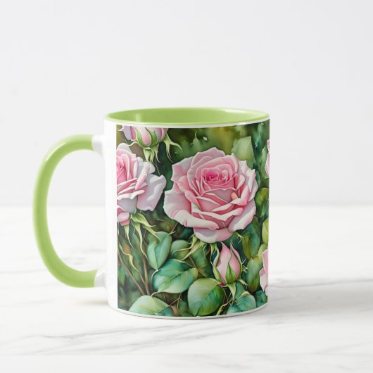 Rose Rose Garden Art Mug Cup (Gauche)