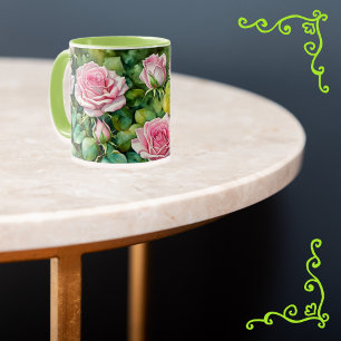 Rose Rose Garden Art Mug Cup
