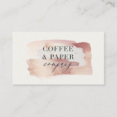 Rose rose girly or moderne design carte de visite (Devant)