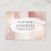 Rose rose girly or moderne design carte de visite (Devant)