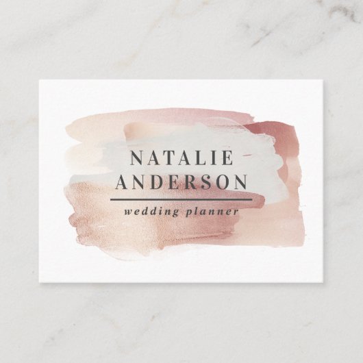 Rose rose girly or moderne design carte de visite (Devant)