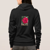 Rose rose magnifique, T-shirt avec sweat - shirt à (Dos)