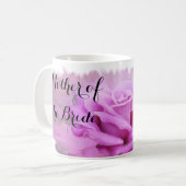 Rose Rose Mère de la mariée Cadeau Café mug (Devant gauche)