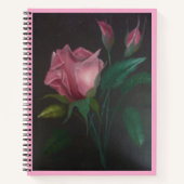 Rose rose n Rosebuds Carnet spiral (Devant)