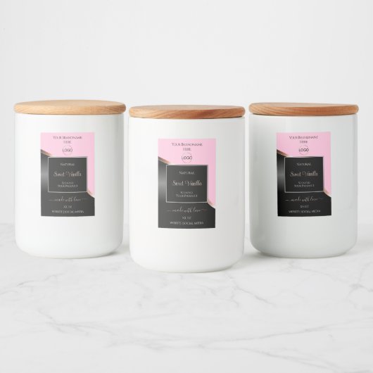 Rose rose noir Wavy Gold avec Étiquettes de produi (Bouteilles)