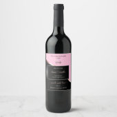 Rose rose noir Wavy Gold avec Étiquettes de produi (Devant)