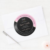 Rose rose noir Wavy Gold avec Étiquettes de produi (Enveloppe)