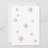 Rose Rose Oh Baby Girl Douche Invitation (Dos)