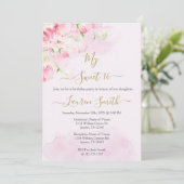 Rose rose pâle 16 invitation (Debout devant)