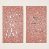 Rose Rose Parties scintillant or & étincelle Enreg (Devant & derrière)