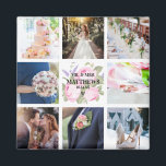 Rose Rose Photo Collage Magnet Wedding Favoriser<br><div class="desc">Trouvez des produits de coordination dans notre collection "Rose & Lavender"!</div>
