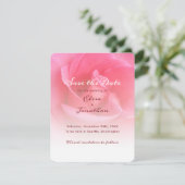 Rose Rose plat Enregistrer la carte de date (Debout devant)