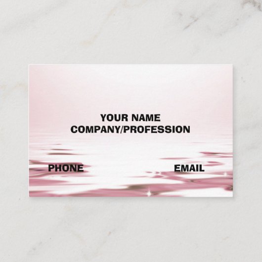 ROSE ROSE ROSE CARTE DE VISITE (Dos)