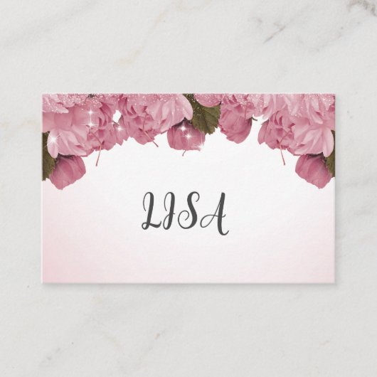 ROSE ROSE ROSE CARTE DE VISITE (Devant)