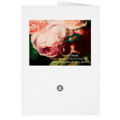 ROSE ROSE ROSE ROSE, FLEURS ET BOUTEILLE Saint-Val (Dos)