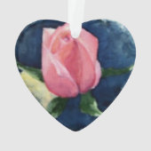 ROSE ROSE ROSE ROSE ROSE BUD VALENTINE ORNAMENT (dos)