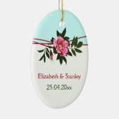 Rose rose sauvage mariage gardien ornement (Droite)