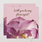 Rose Rose, Seras-tu ma carte fleurie (Devant / Derrière)