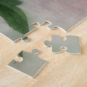 Rose rose sur la fleur d'art stem Puzzle (Côté)