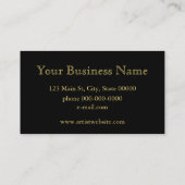 Rose rose vintage - carte de visite (Dos)