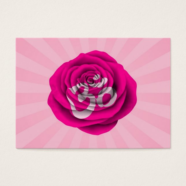 Rose rose Yoga Om (Devant)
