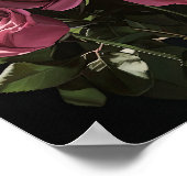 Rose Roses Flower Art Imprimer Poster (Coin)